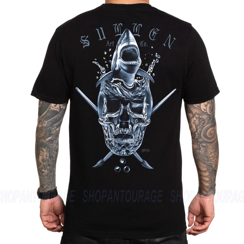 Sullen Art Collective Abis Badge Premium Fit SCM6795 Short Sleeve Men`s T-shirt